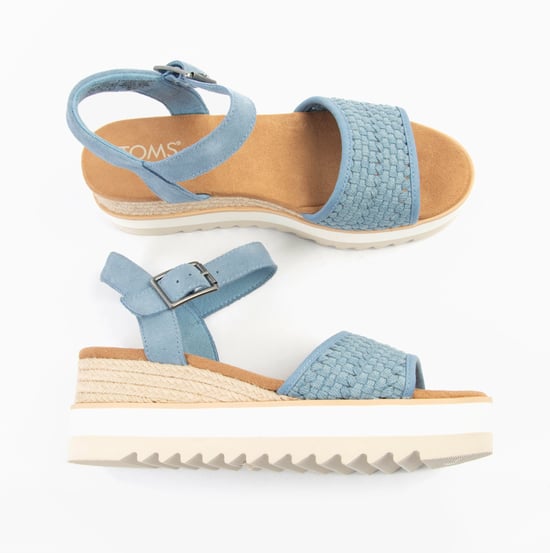 Toms Diana Womens Sandals Blue - Image 2