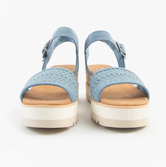 Toms Diana Womens Sandals Blue - Image 4