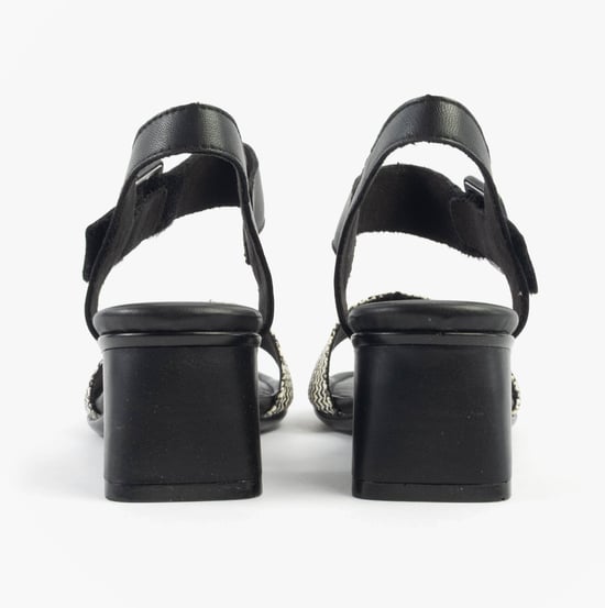 Remonte D1k51-03 Womens Sandals Black Combination - Image 4