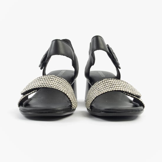 Remonte D1k51-03 Womens Sandals Black Combination - Image 5