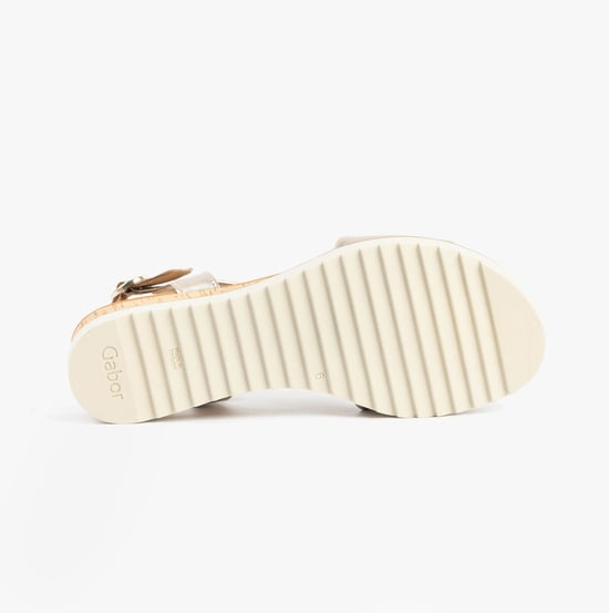 Gabor Rich Womens Sandals Beige - Image 3
