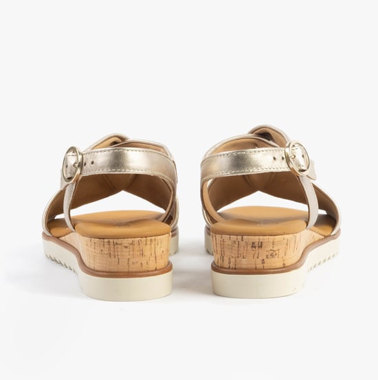 Gabor Rich Womens Sandals Beige - Image 5