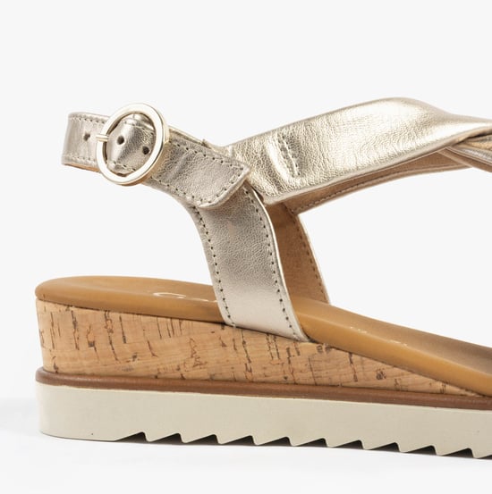 Gabor Rich Womens Sandals Beige - Image 6