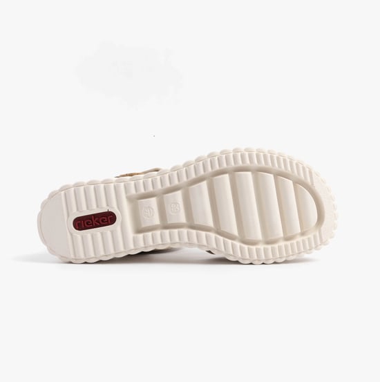 Rieker 69176-62 Womens Sandals Beige - Image 3