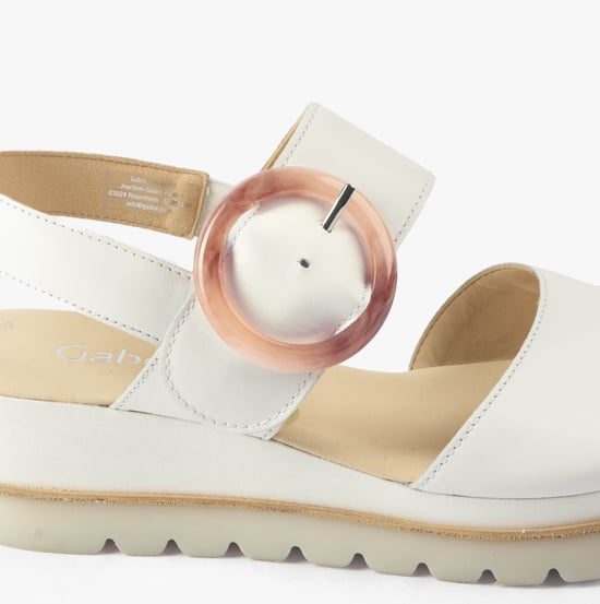 Gabor Yeo Womens Sandals White - Image 2