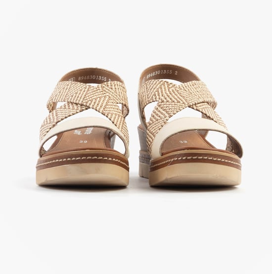 Remonte D2l54-60 Womens Sandals Beige Combination - Image 4