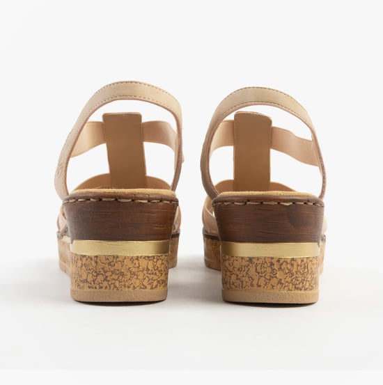 Rieker 63778-31 Womens Sandals Pink - Image 4