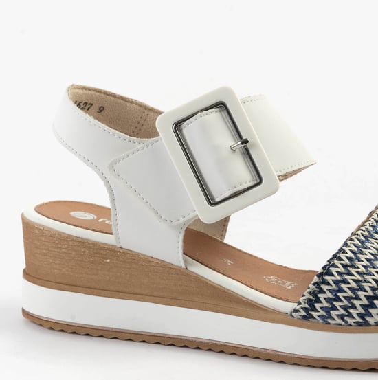 Remonte D6453-80 Womens Sandals White Combination - Image 6