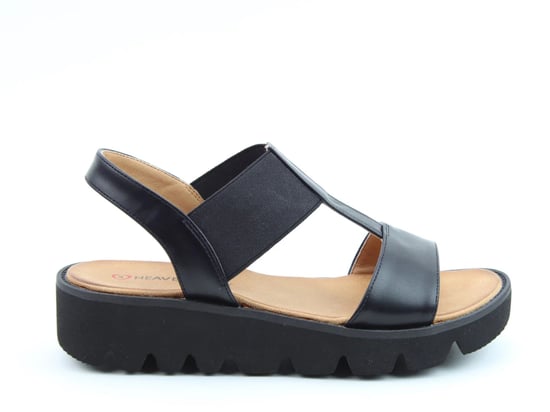 Heavenly Feet Ritz Womens Sandals Black - Image 1
