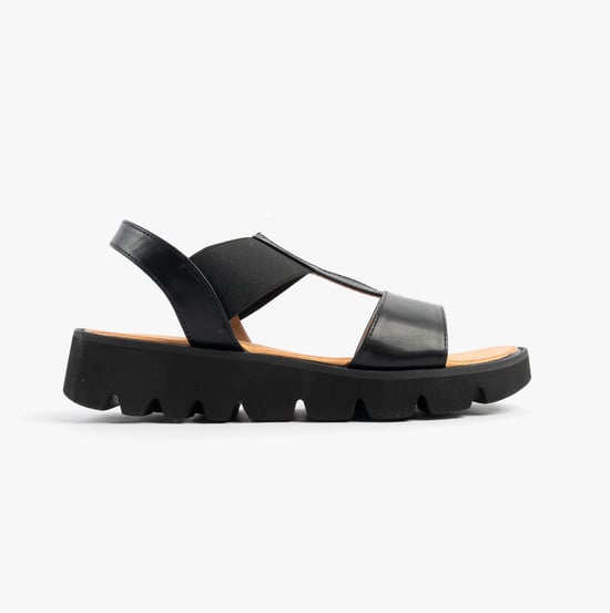 Heavenly Feet Ritz Womens Sandals Black - Image 5