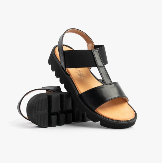 Heavenly Feet Ritz Womens Sandals Black - Image 6