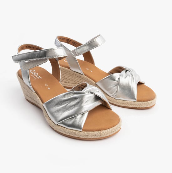 Gabor Moon Womens Sandals Silver - Image 2