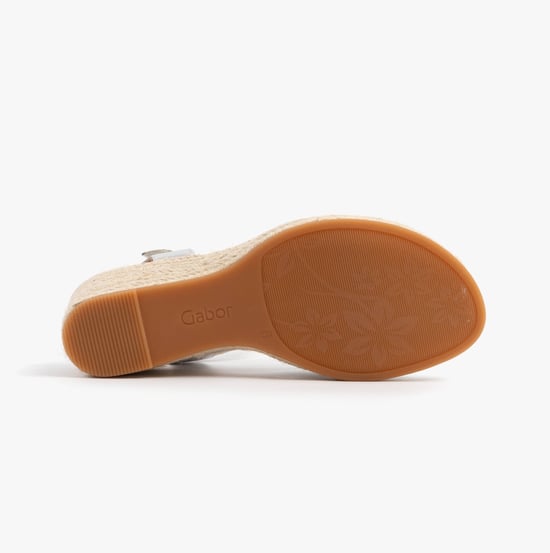 Gabor Moon Womens Sandals Silver - Image 3