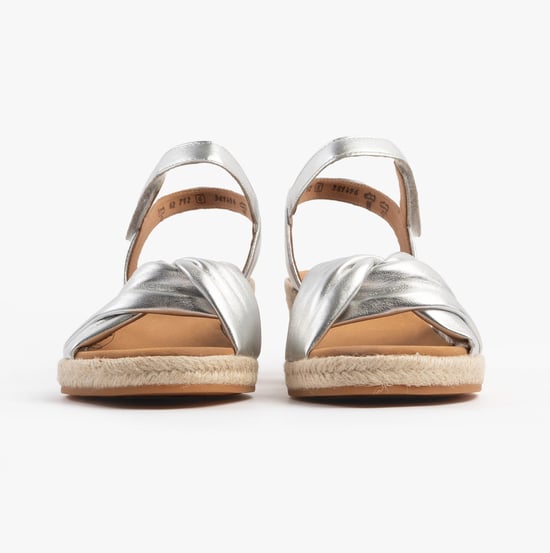 Gabor Moon Womens Sandals Silver - Image 4