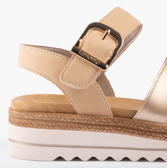 Remonte D0q55-91 Womens Sandals Metallic - Image 6