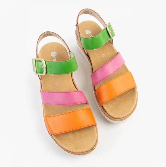 Remonte D2p50-90 Womens Sandals Multi - Image 2
