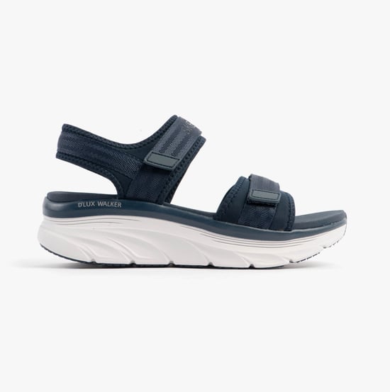 Skechers D'lux Walker - Adored Days Womens Sandals Navy/grey/pink - Image 1