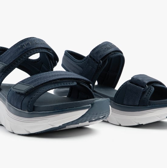 Skechers D'lux Walker - Adored Days Womens Sandals Navy/grey/pink - Image 4