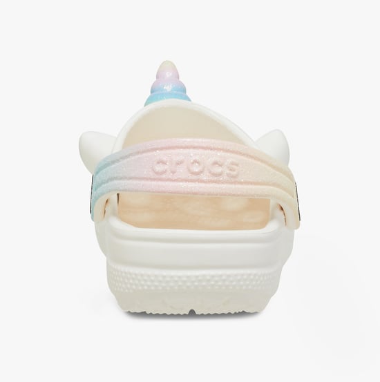 Crocs 209701-0wv Classic Iam Rainbow Unicorn Unisex Kids Clogs Chalk - Image 6