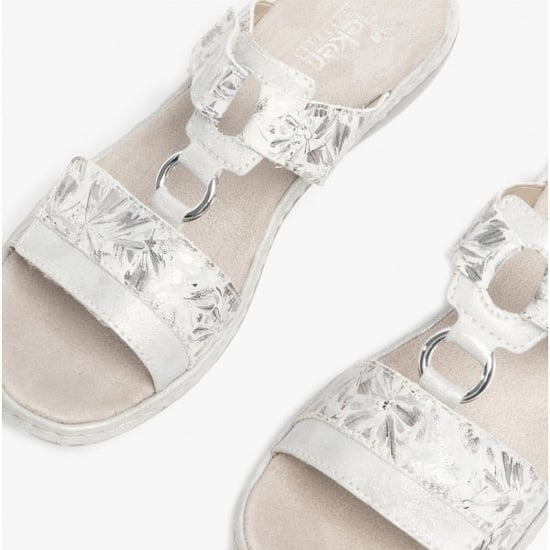Rieker 659x6-80 Womens Sandals Metallic - Image 3