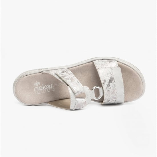 Rieker 659x6-80 Womens Sandals Metallic - Image 5
