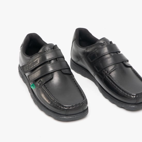 Kickers 114238 Fragma Strap Boys School Shoes Black - Image 2