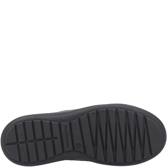 Hush Puppies Scott Boys Leather School Shoes Black - Image 5