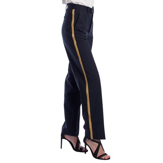 Women's Straight Leg Trousers with Pleats WJCT0102F - Image 3