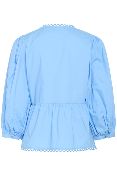 Blouse met korte mouwen KBAnnabelle Peplum fit blue - Image 5