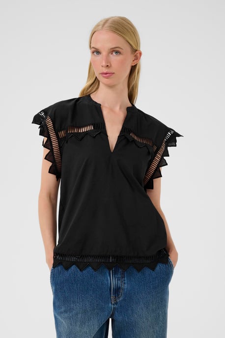 Mouwloos shirt KBOmmi Straight fit black - Image 3