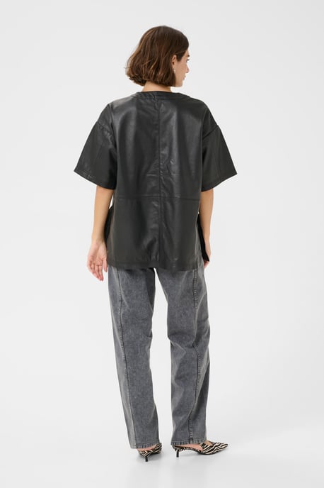 CUatam Canja Leather Blouse Loose fit - Image 2