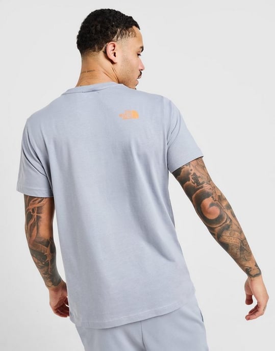 The North Face Men’s Small Box Short Sleeve Co-ord Shorts Set in Tradewinds Grey - Image 3