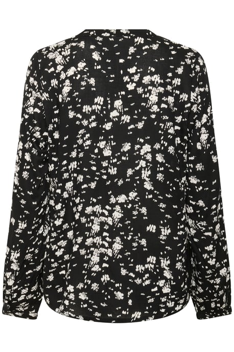 Blouse met lange mouwen KAbeathe Regular fit black white - Image 5