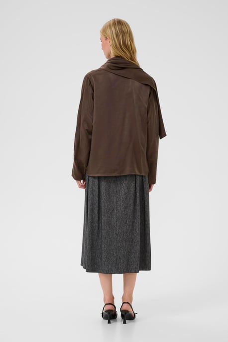 Blouse met lange mouwen KBBlanca Feminine brown - Image 2