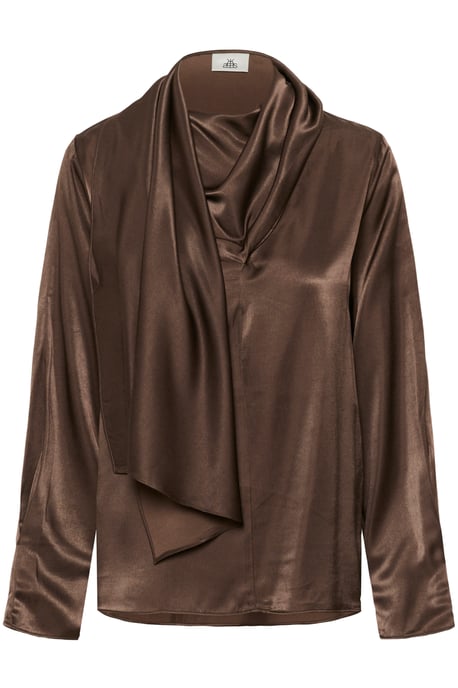 Blouse met lange mouwen KBBlanca Feminine brown - Image 4