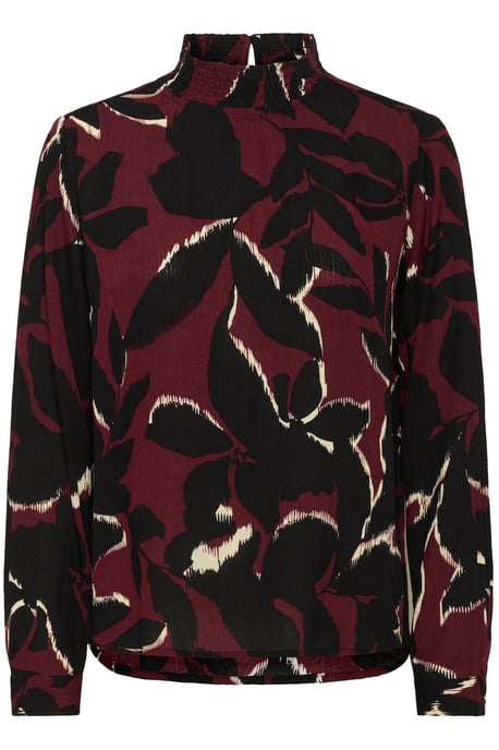Blouse met lange mouwen KAamber Regular fit bordo - Image 4