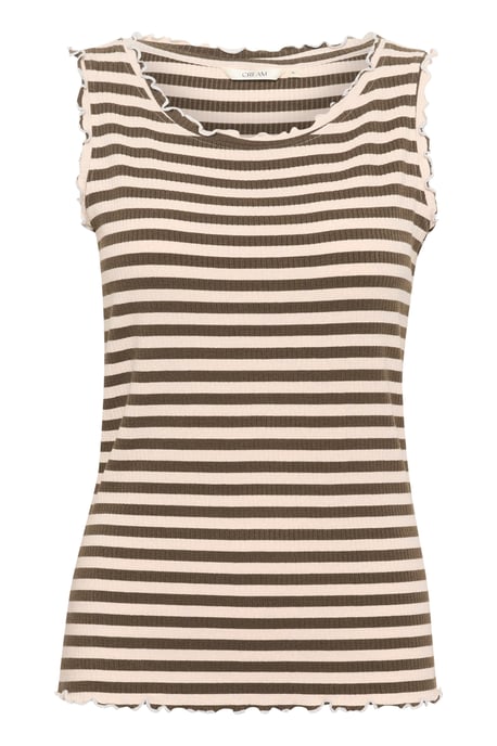 Jersey top CRRibba Slim fit beige - Image 4