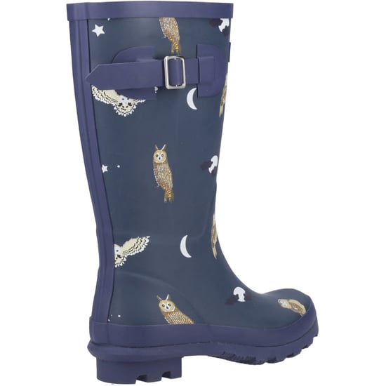 Cotswold Woodland JNR Gummistövlar för Flickor med Ugglor - Image 2