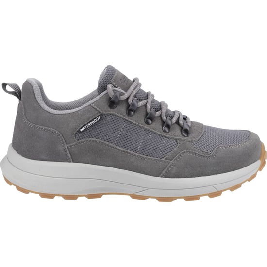 Cotswold Elmfield Suede Mesh Heren Grijze Sneakers - Image 5
