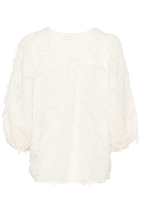 Blouse met lange mouwen KApariva Loose fit white - Image 5