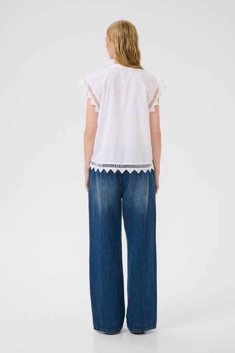 Mouwloos shirt KBOmmi Straight fit white - Image 2