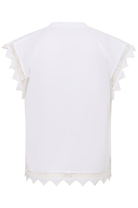 Mouwloos shirt KBOmmi Straight fit white - Image 5
