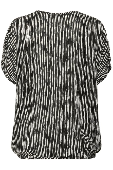 Mouwloos shirt KAamber Loose fit black offwhite - Image 5