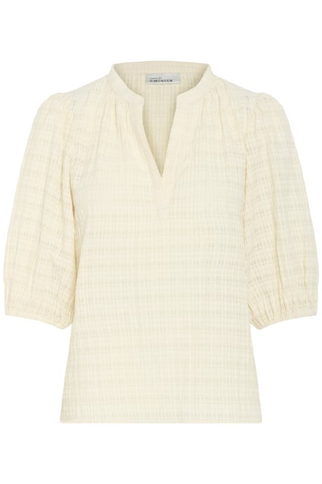 Blouse met korte mouwen KBAyo Classic fit white - Image 5