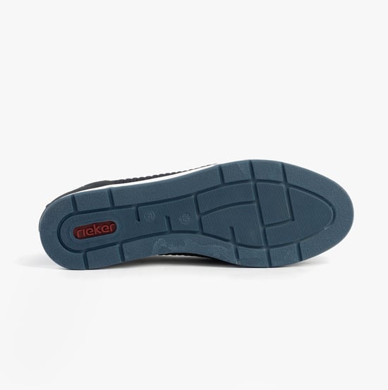 Rieker L3053-14 Womens Shoes Blue - Image 3
