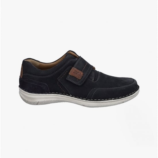 Josef Seibel Anvers 83 Mens Wide Fit Leather Shoes Blue - Image 1
