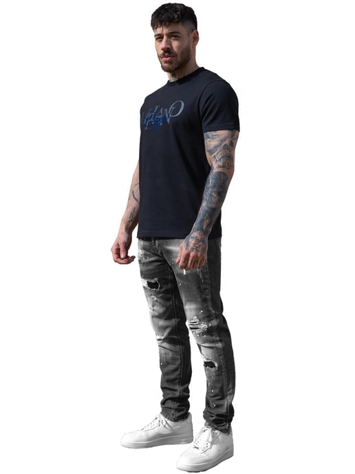 Enzo Milano | Mens Ripped Jeans - Image 6