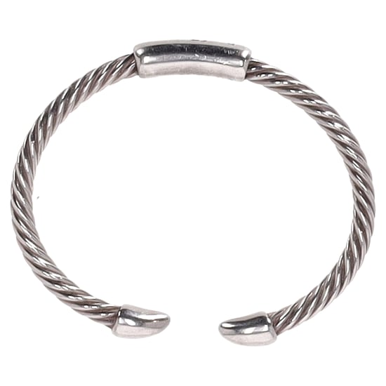 Pomellato 67 Gedraaide Bangle Armband in Zilver Metaal - Image 1