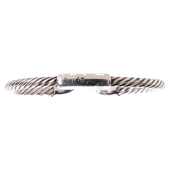 Pomellato 67 Gedraaide Bangle Armband in Zilver Metaal - Image 2