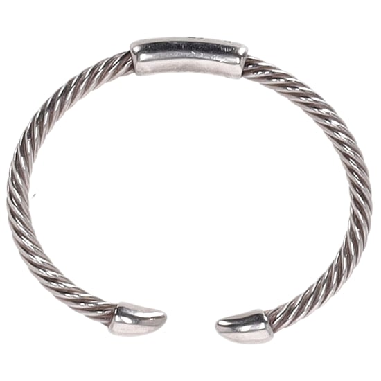 Pomellato 67 Gedraaide Bangle Armband in Zilver Metaal - Image 6